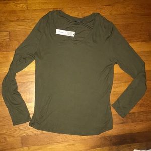 Apt 9 ribbed long sleeve tee